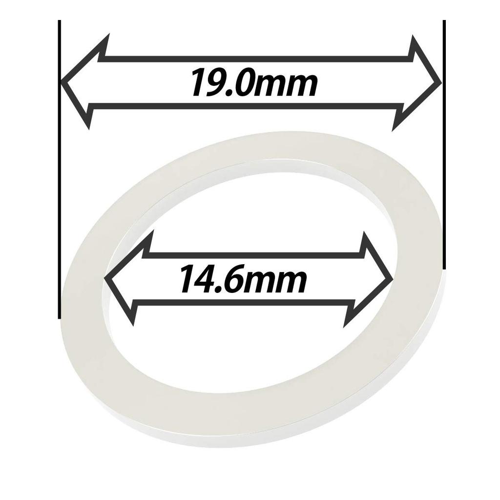 Accessory SpinGear SGHG Slim Yo-Yo Pads, Size, 10-Pack (Hardness 50, White)