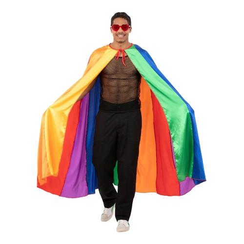 Smiffys Unisex Adult Rainbow Costume Cape