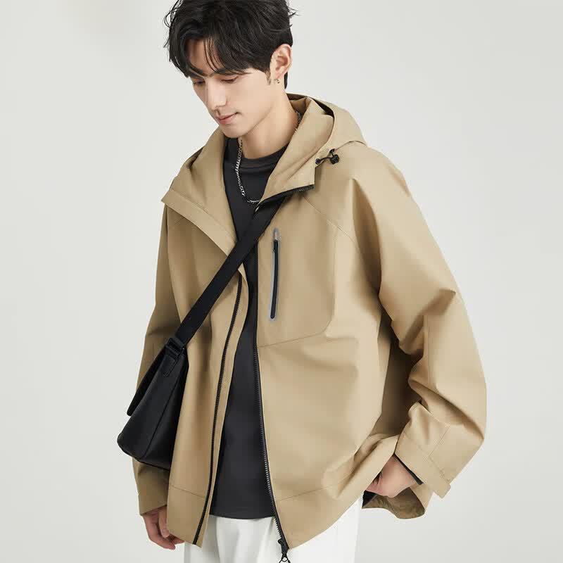 Fengmao Men s Water-Resistant Hooded Outdoor Jacket FMQS2622 M