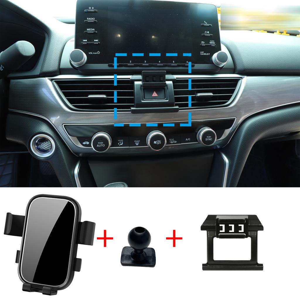 GPS Bracket Navigation Stand Auto Accessoriesr for Honda Accord 10th Gen 2018     Car Mobile Phone Holde
