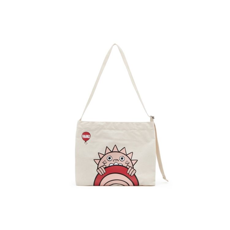 

Vans X Little Monster Collaboration Casual Pattern Printed Cotton Shoulder Crossbody Bag Unisex bags White VN0A5H4WFS81 White