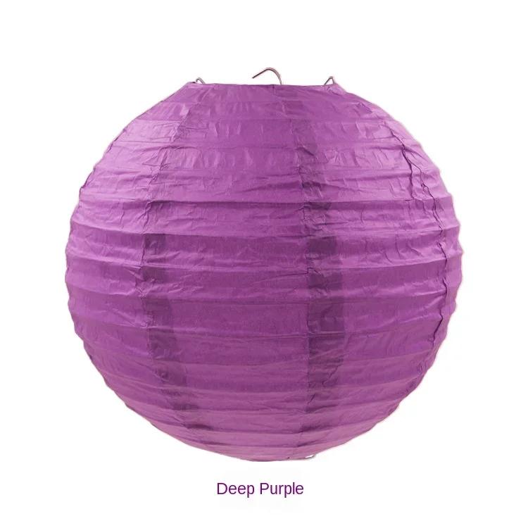 Diameter 15cm Paper Lanterns Yellow Orange Chinese Paper Lantern Lampion for Wedding Christmas Party Home Decorations Supplies