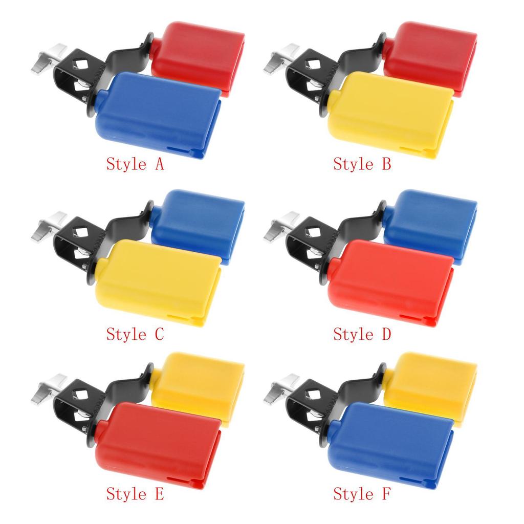 Sound Knocker Drum Part Musical Instrument Cowbell Double Mounted Accessories