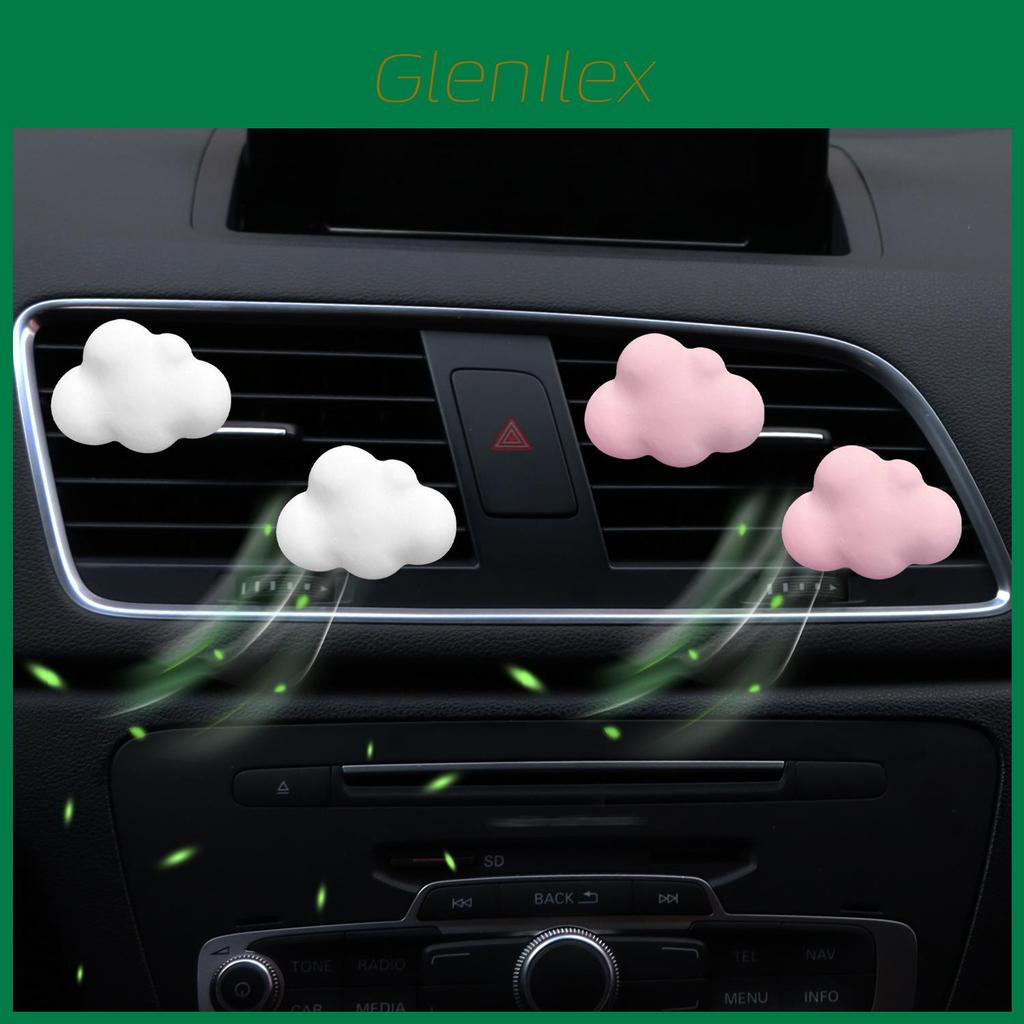 New Plaster Cloud Car Perfume Clip Air Conditioning Vent Decorative White Cloud Aromatherapy Clip