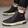 Fashion Men's Snow Boots Lace Up High Top Sneakers Super Warm Plush Women Boots Outdoor Non-slip Hiking Boots Work Warm Shoes Men