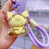 Doraemon Gold Pendant Keychain with 999 Pure Gold Charm