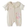 Beibeiyi Girls' Cartoon Print Short Sleeve Bodysuit