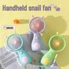 Portable Cartoon USB Rechargeable Mini Fan for Students and Desktops