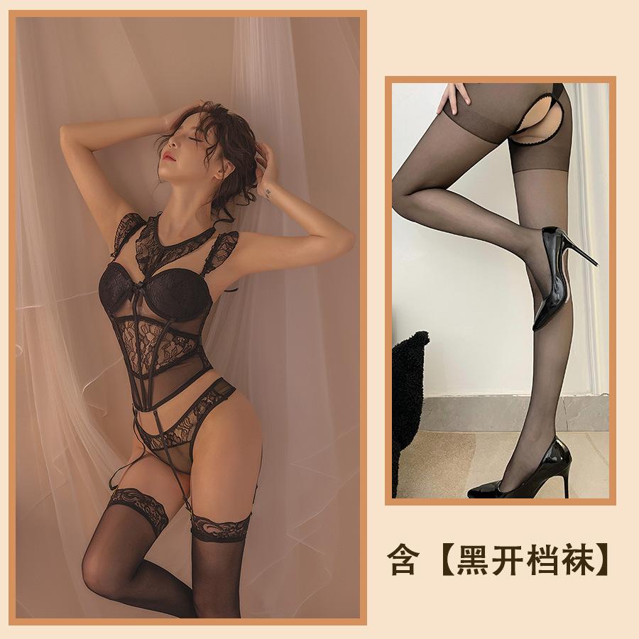 Sex Underwear, Suspenders, Uniform Vest, Women's Chest Pad, Integrated Beautiful Back Tube Top, Hot Temptation Bed Set