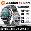 S4 Ultra Smartwatch Esportivo Outdoor para Homens Tela AMOLED NFC GPS Bússola Frequência Cardíaca À Prova d'Água Chamada Bluetooth SmartWatch
