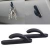 20 Stück/Los Praktischer Schwarzer Selbstklebender Hakenaufhänger für Auto, LKW, Tasche, Geldbörse, Organizer-Halter