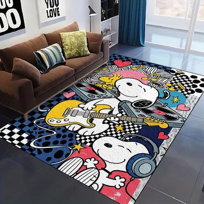 Peanuts Comic Washable Non-Slip Rug Carpet Larget Floor Mat Bedroom Home Decor LXR167