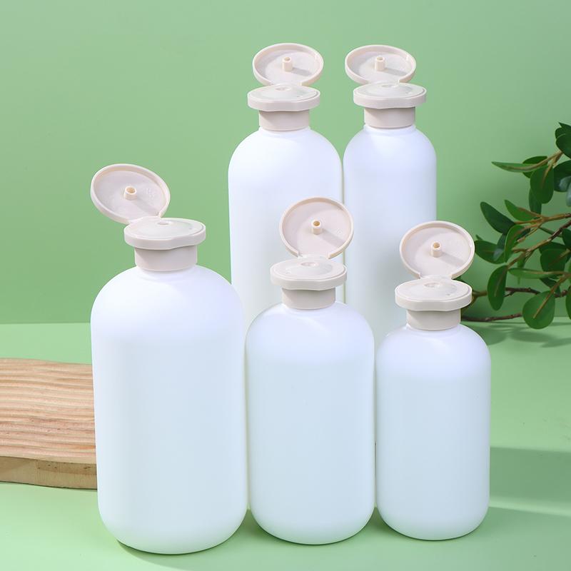 Refillable Plastic Travel Bottles – Squeeze and Pump Containers with Flip Cap for Shampoo, Lotion, Cream, and Shower Gel