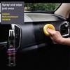 Spray Rénovateur Plastique Voiture 100ml – Rénovation Instantanée Tableau de Bord & Garnitures, Protection Anti-Âge UV, Finition Mate Nettoyant Intérieur Extérieur