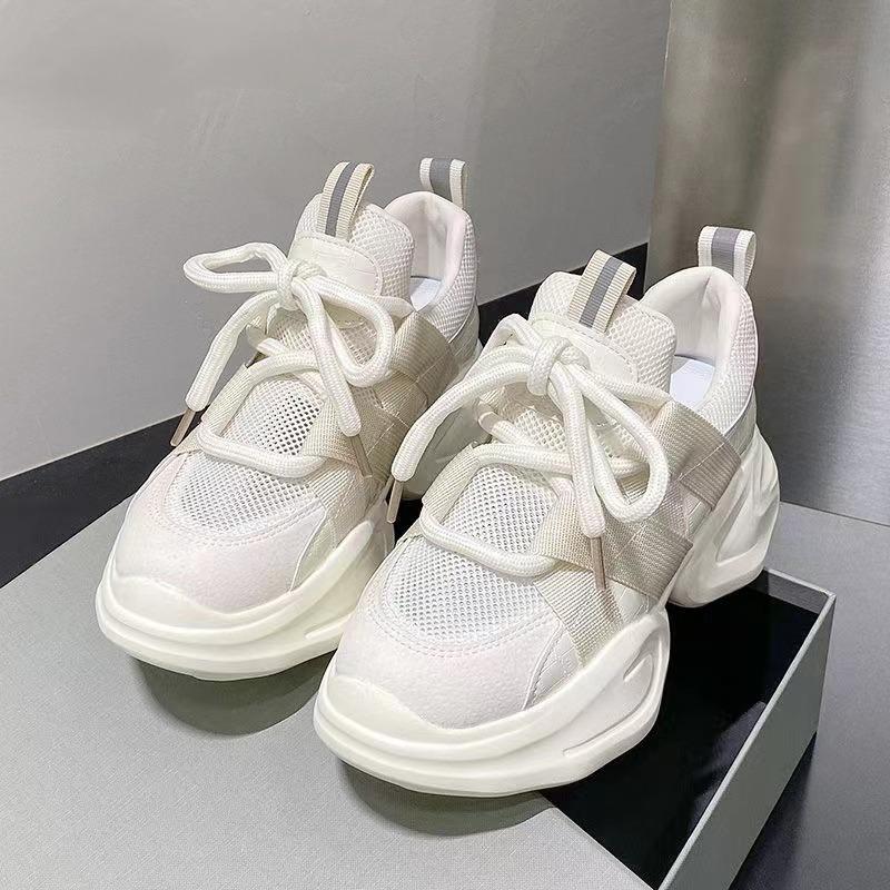 New Shoes for Women Fashion Solid Color Breathable Women's Vulcanize Shoes Summer Sneakers Ladies Sport Shoes Zapatos Mujer