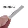 100pcs Pieces of Rectangular Mirror Wall Stickers Self-adhesive Handmade DIY Plastic Material Decorative Mirror Stickers