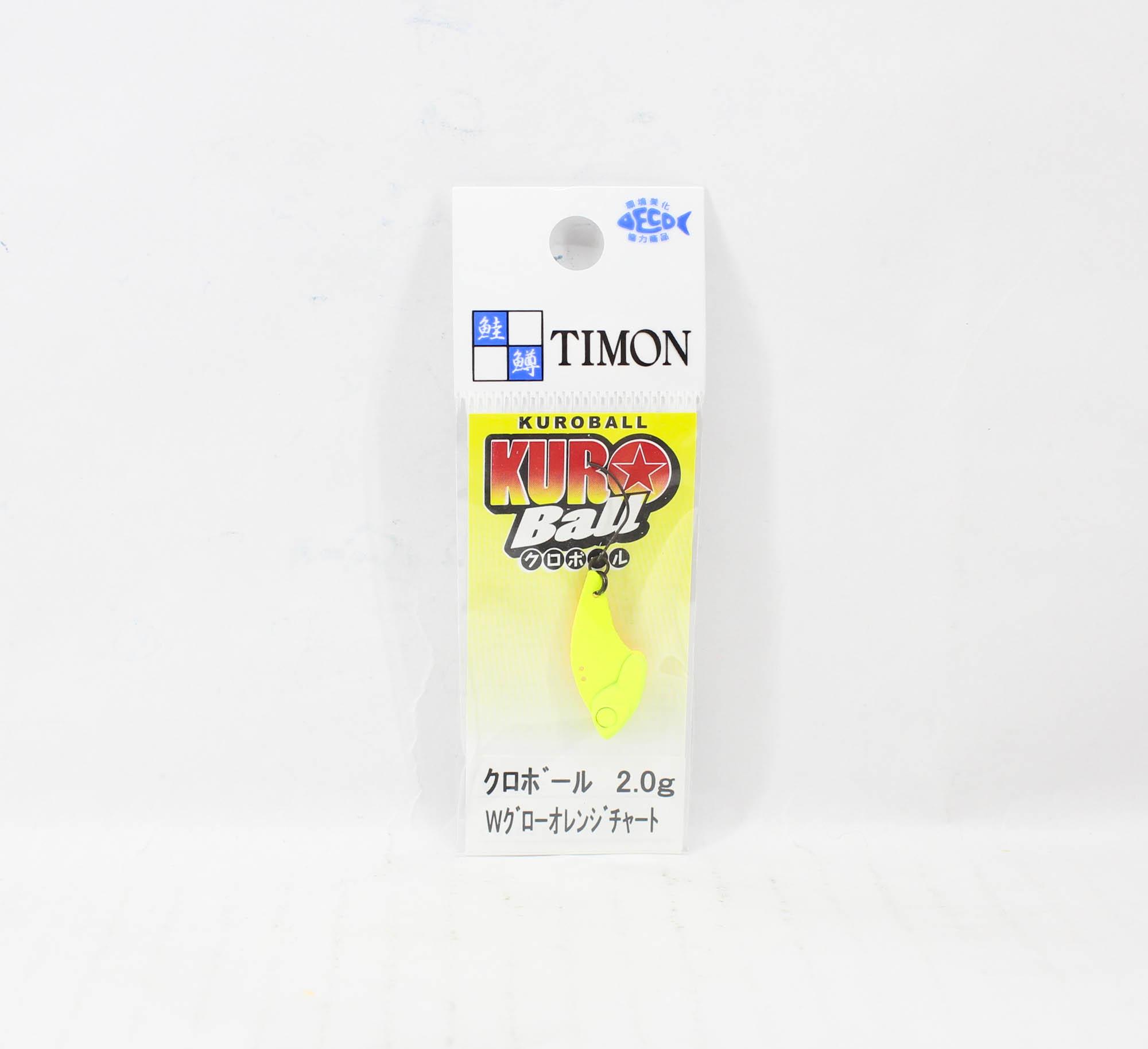 

Jackall Kuro Ball 2,0 грамма Тонущая приманка W Glow Orange/Таблица (7017)