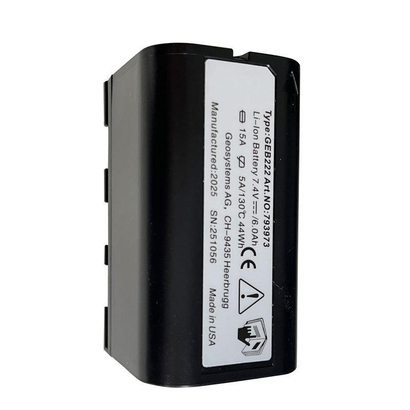 GEB222 Battery for Leica TS02 TS06 TS09 TS12 TS16 ATX1200 GPS1200 GRX1200 Total Stations 7.4V 6000mAh Surveying Instrument