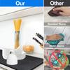 Water-resistant Coffee Maker Pad, Counter Dish Drying, Slip-proof Rubber Base, Kitchen Surface Stain-resistant Absorbent Mat