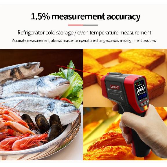 UNI-T UT301A+ UT301C+ Infrared Thermometer Digital Measure Temperature Non-contact Circle Laser Thermometer Temperature Gun