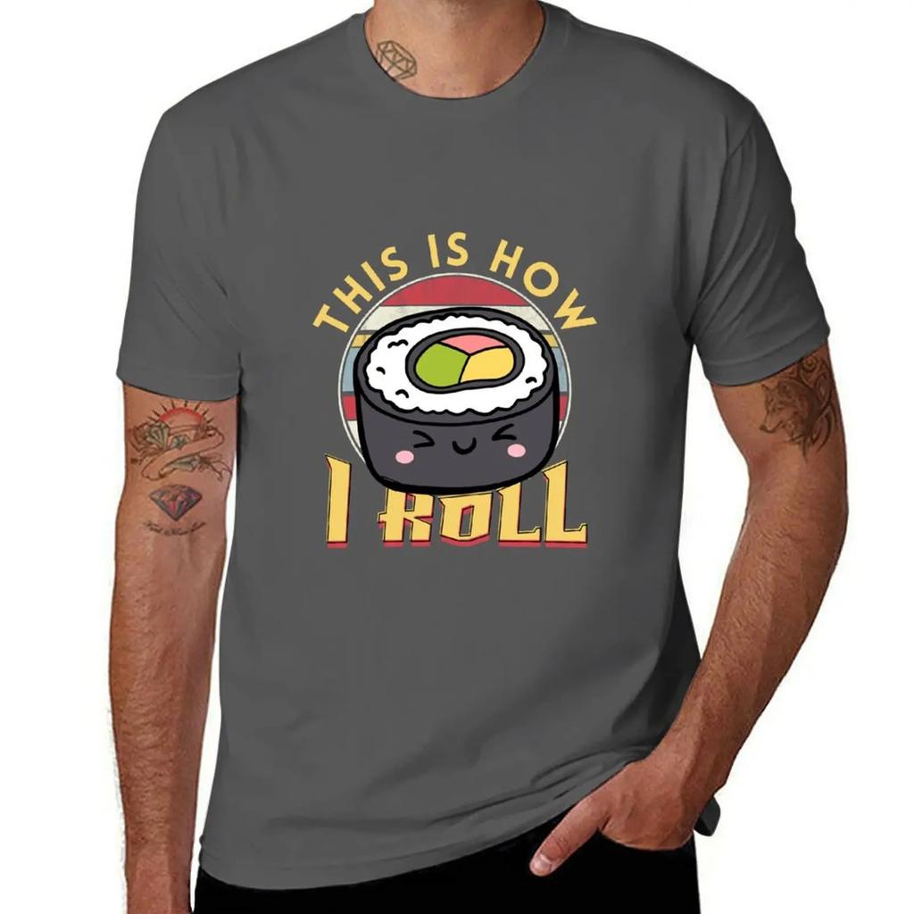 This is how I roll T-Shirt basketball graphic tees heavyweights sports fans men clothing
