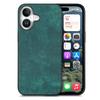For iPhone 16 Plus Case Retro Leather+TPU Shockproof Protective Phone Cover