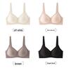 Seamless Push-Up Comic Bra for Small Chests, Side Support, Outward-Expanding, Fixed Cup