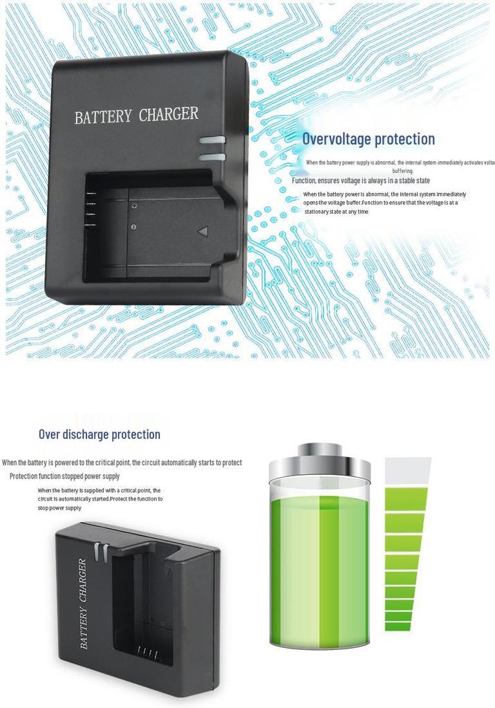 Canon EOS 1100D 1200D 1300D X50 T3 LC-E10 LPE10 Charger