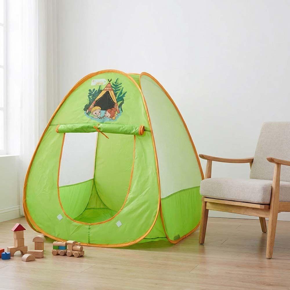 Toy Houses Children's Green Tent Portable Foldable Toy Tents  Family Playing