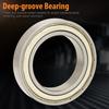 Steel High Speed Double sided Sealed Deep groove Ball Bearings (6908 zz 40*62*12mm)