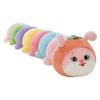 Cute Apple Caterpillar Long Pillow Plush Toy Children's Companion Doll Leg Cushion Doll