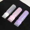 Shampoo Brush Empty Hair Shampoo Bottle With Comb Teeth Salon Treatment Oil Perm Dye Bottle Color Plastic Dry Cleaning Bottle