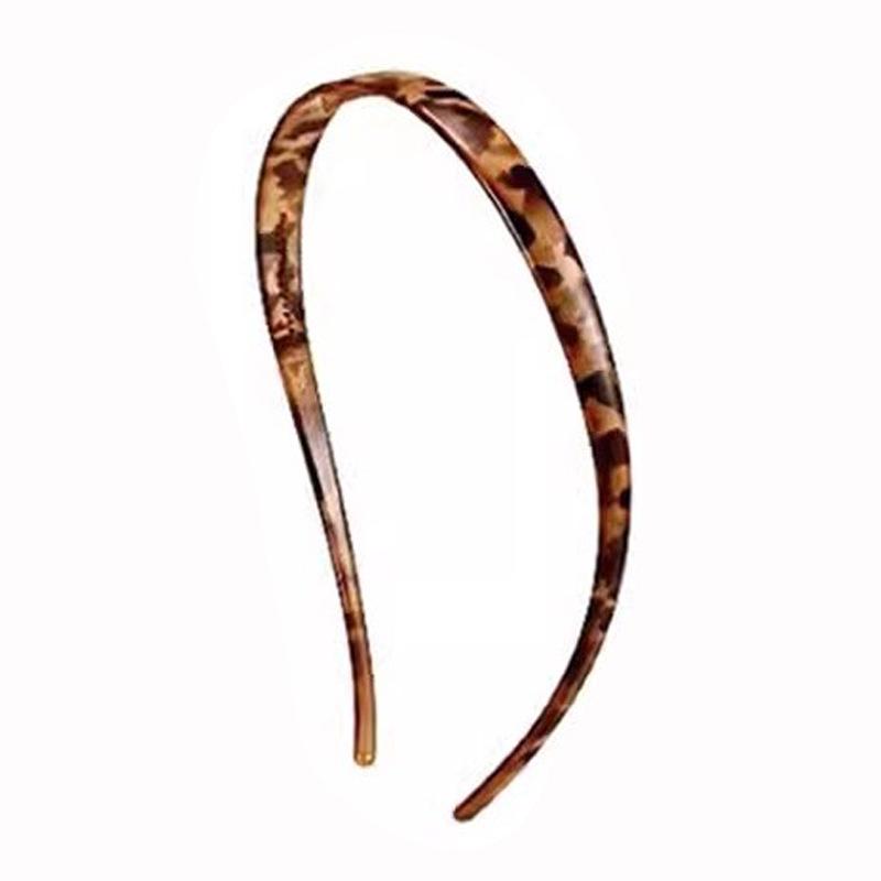 Korean Leopard Print Non-Slip Hairpin Headband for Women