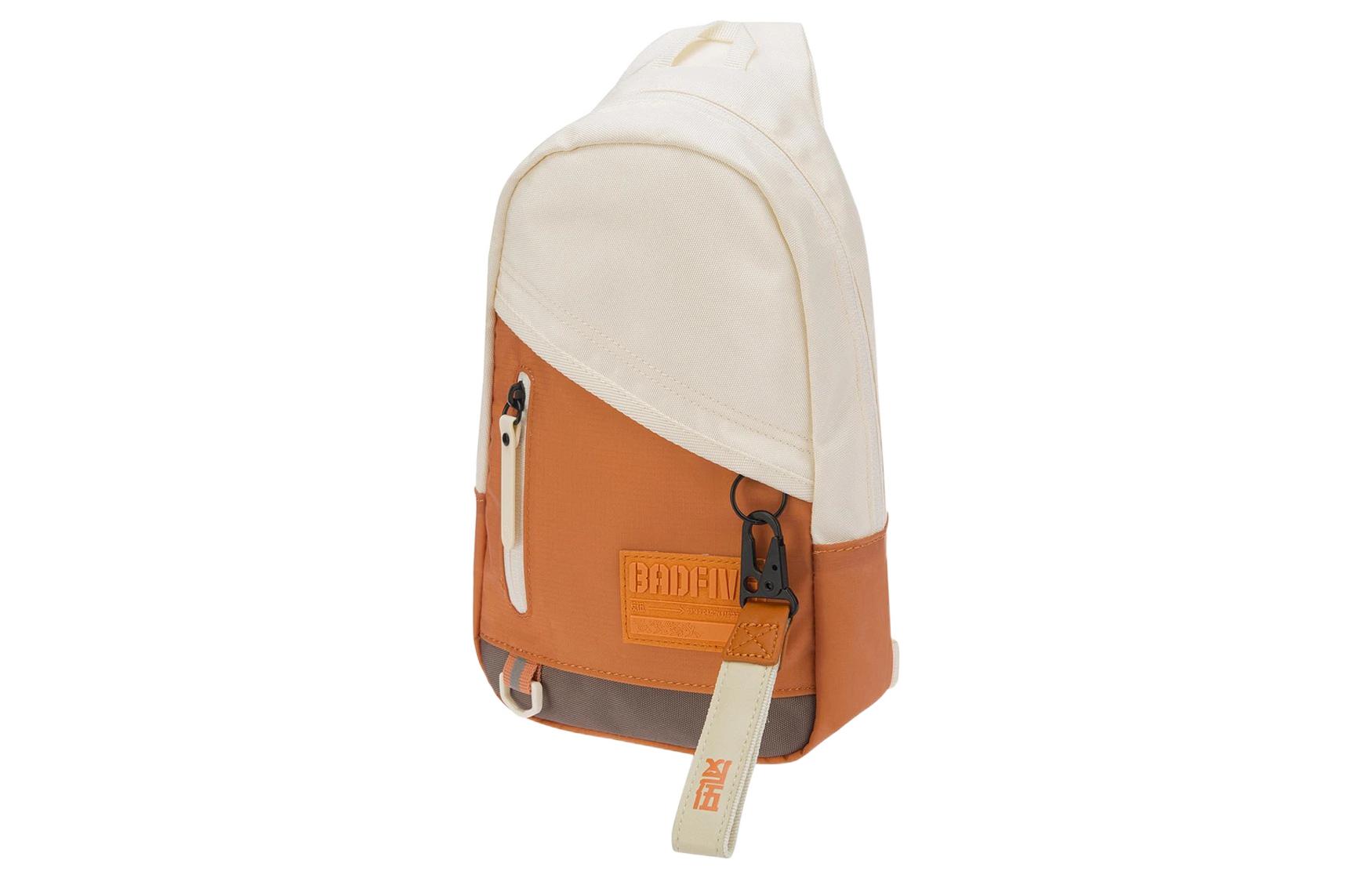 Li Ning Fabric Crossbody Bag, Fanny Pack, Sling Bag Unisex Fiery Sand Yellow ABDR146-3