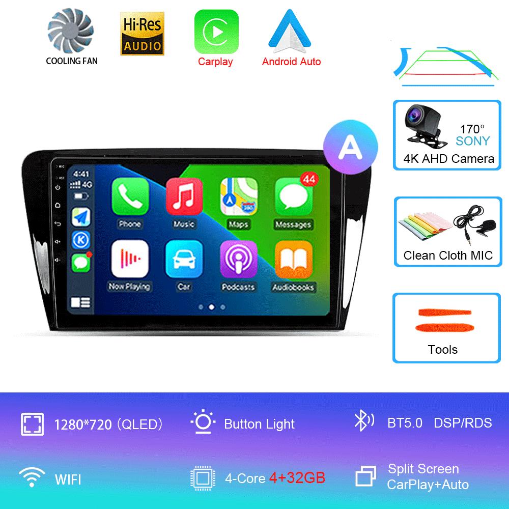 Android 14 Car Radio For Skoda Octavia 3 A7 2013 - 2018 Multimedia Video Player Navigation stereo GPS No 2din 2 din dvd