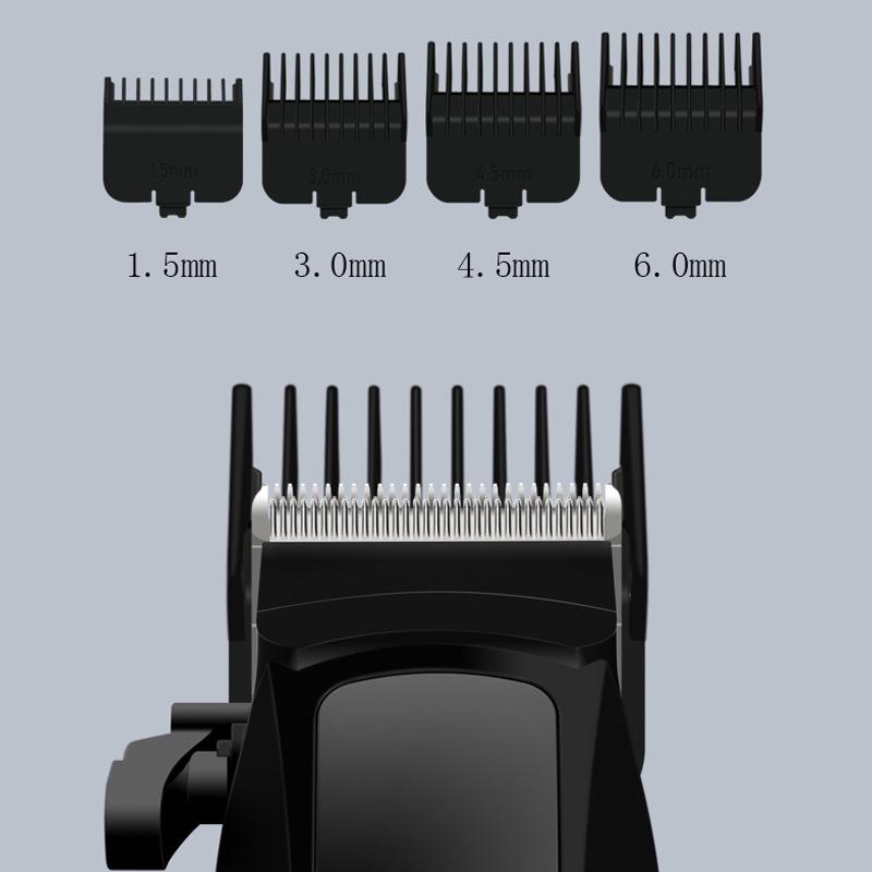 Silent Rechargeable Hair Clipper: Digital Display, Electric Razor for Home & Baby