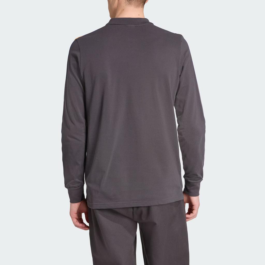 adidas Originals Manchester United Terrace Icons Long Sleeve Polo Shirt JN2822