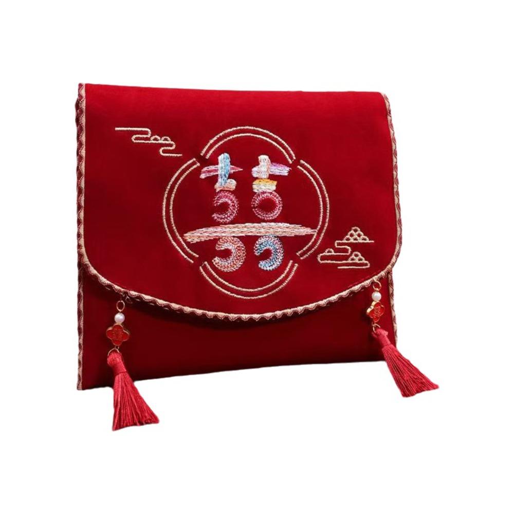 Luxury Big Red Envelope Traditional Ten Thousand Yuan Red Envelope  Gift Giving