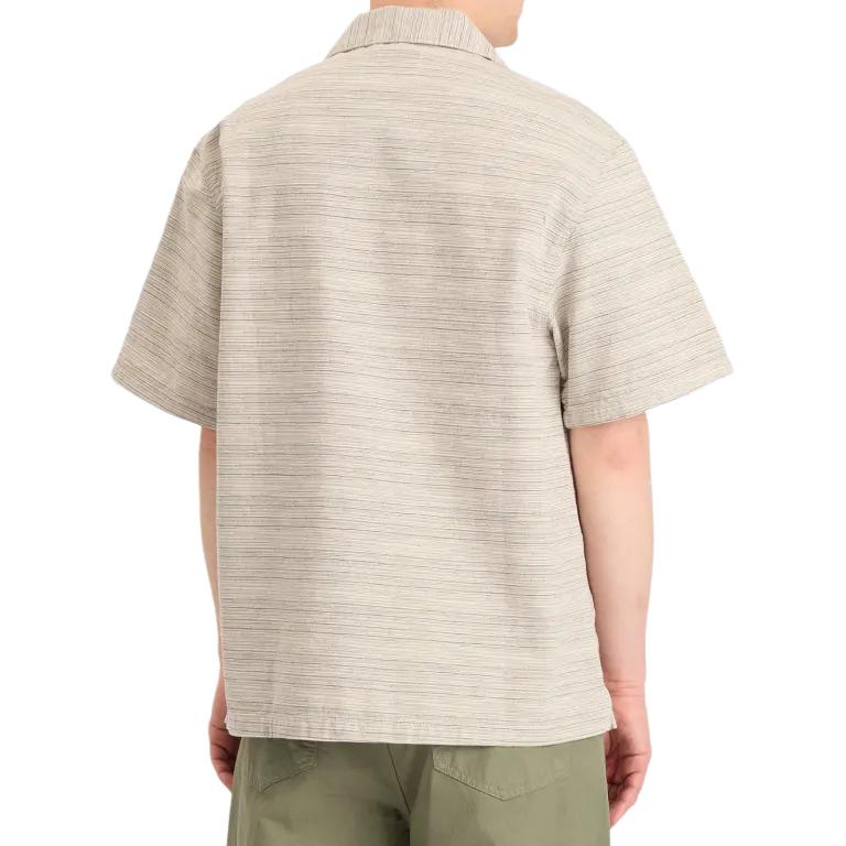 Carhartt WIP Short Sleeve Gellar Stripe Shirt With Square Pocket Men Shirts I035569-30F-02