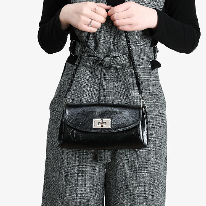 Geantă de umăr Bost cu față de pernă, geantă de sub braț pentru femei, geantă crossbody la modă și simplă, geantă high-end tip baghetă franceză