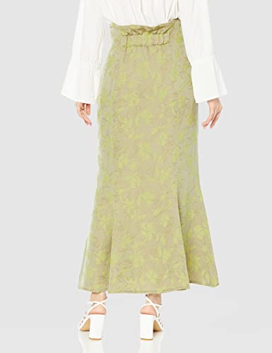 [FRAY I.D] Flower Jacquard Mermaid Skirt