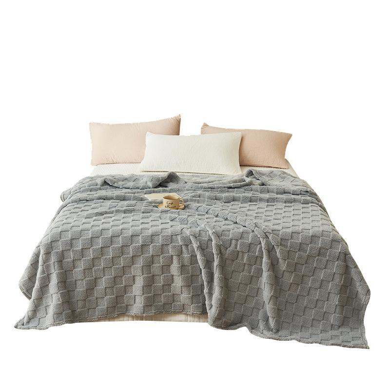 New Soft and Comfortable All Seasons Bedroom Warm Blanket Flannel Blanket Gift Casual Air Conditioner Sofa Cover Blanket
