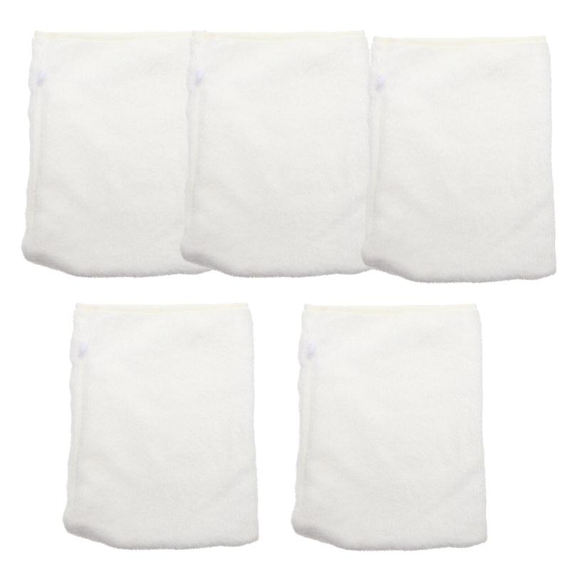 

5Pack Microfiber Face Cleansing Gloves Soft Face Washcloths, Reusable Makeup Remover Wash Gloves Cloth 21x15CM білий