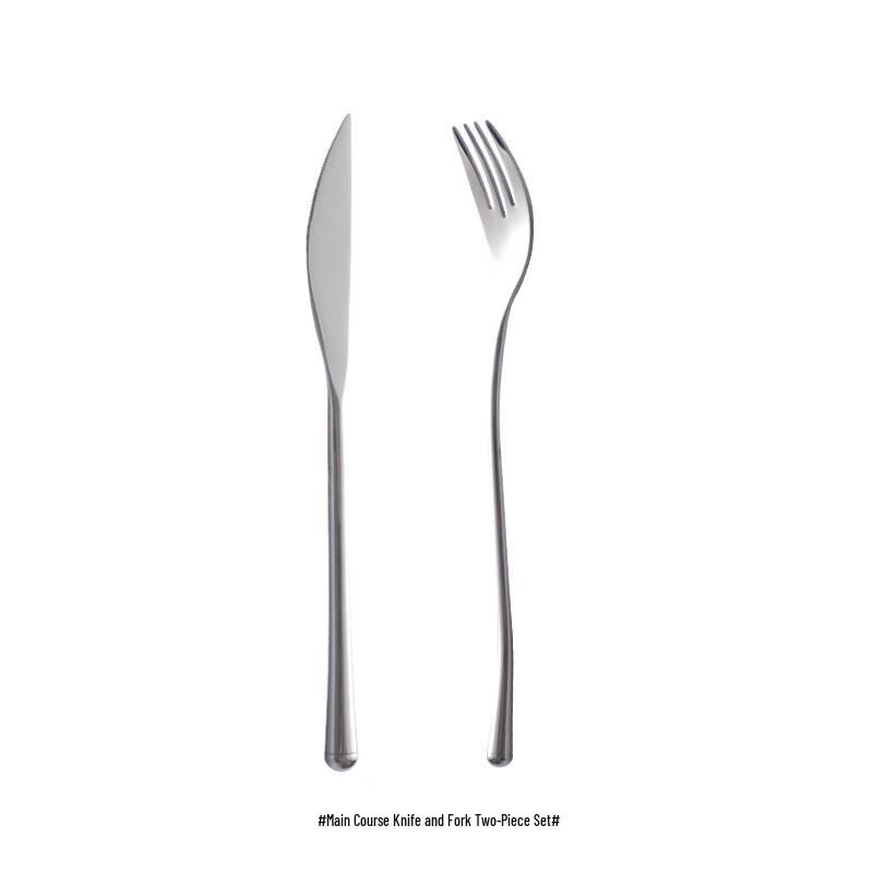 ZISIZ 304 Stainless Steel 4-Piece Mirror-Finish Cutlery Set