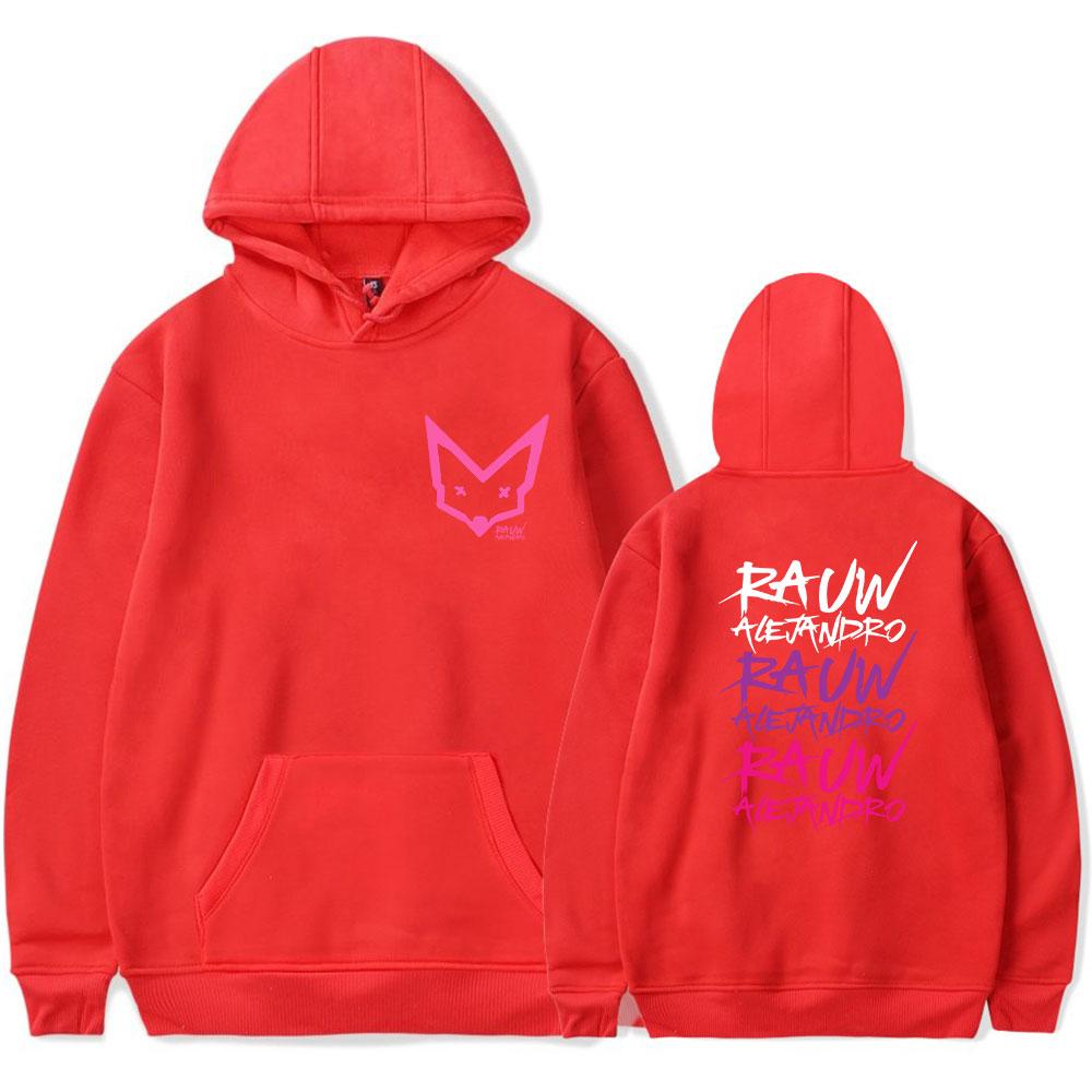 Unisex Rauw Alejandro Hoodie Sweatshirt Letters Printed Streetwear Hoodies for Couples Men Women