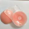 Silikonlatex anti-duns punkt andningsbar osynlig bröstklistermärke kvinnlig kaninöra lyft latexklistermärke övre stöd bröstvårta klistermärke 6,5 cm