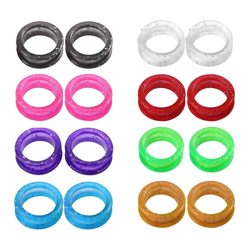 5 Stück Fingerringe Haustierschere Silikon-Fingerringe Friseurschere Silikon-Fingerring Haustierschere Bunter Fingerring
