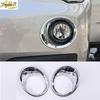 Fit For BMW X1 F48 2016- Chrome ABS Exterior Front Fog Light Lamp Cover Trim