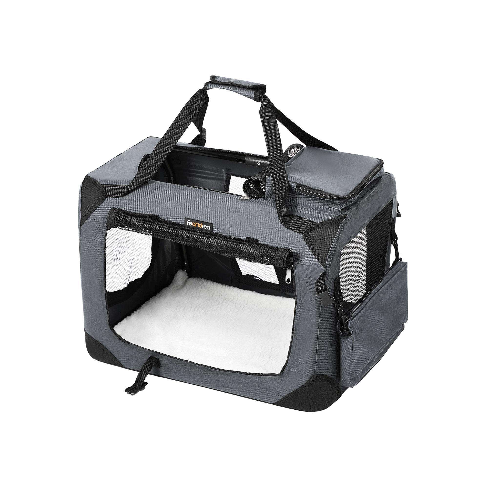 FEANDREA Dog Carrier, Folding Fabric Pet