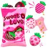 Lepawit Dog Set of Squeaky Educational Small Chewing Safe Material Strawberry-shaped Toys, 7, Sounds, Puzzle, Toy, Puppy, Dog, Toy,